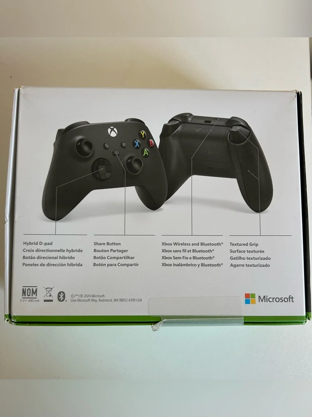 Microsoft Xbox Wireless Controller Carbon Black for Xbox Series X|S Xbox One PC